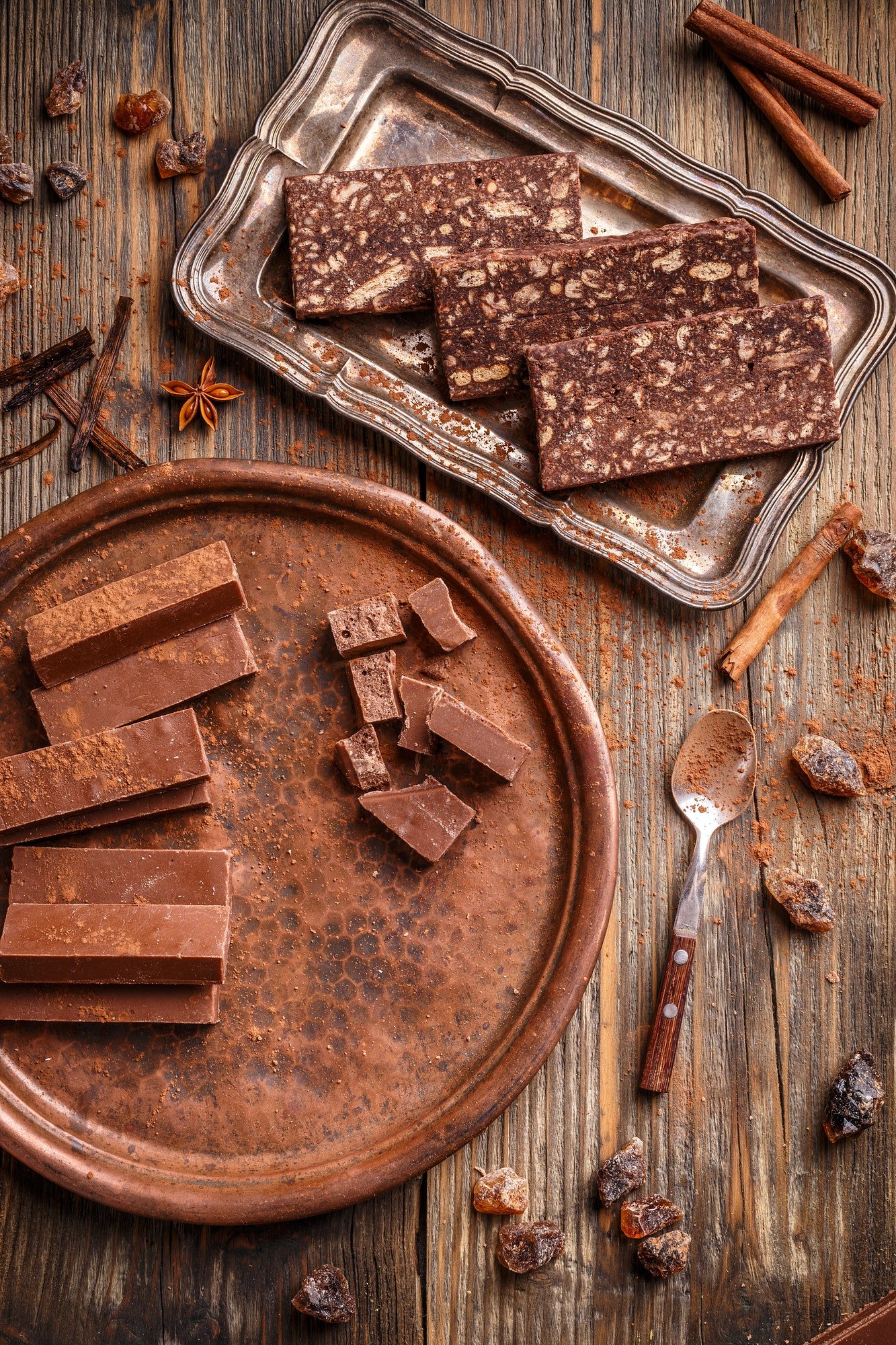 Homemade chocolate sweets